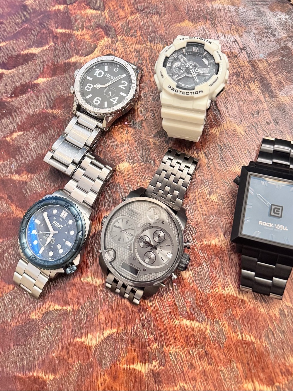 5 men’s watches- bundle price $500